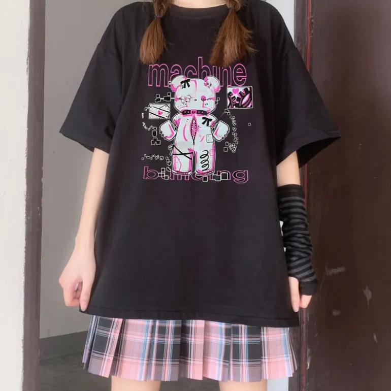 Machine Bear Menhera Tee