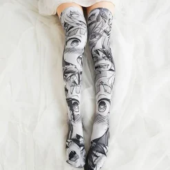Manga Face Stockings
