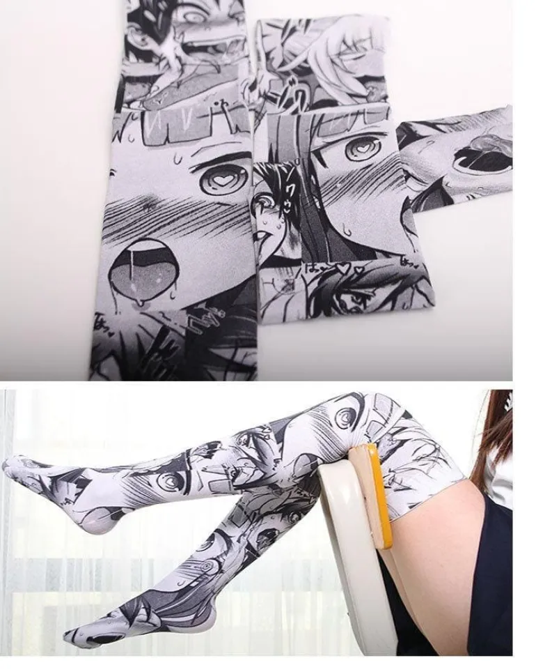Manga Face Stockings