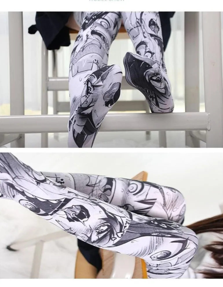 Manga Face Stockings
