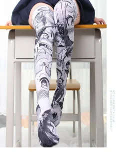 Manga Face Stockings