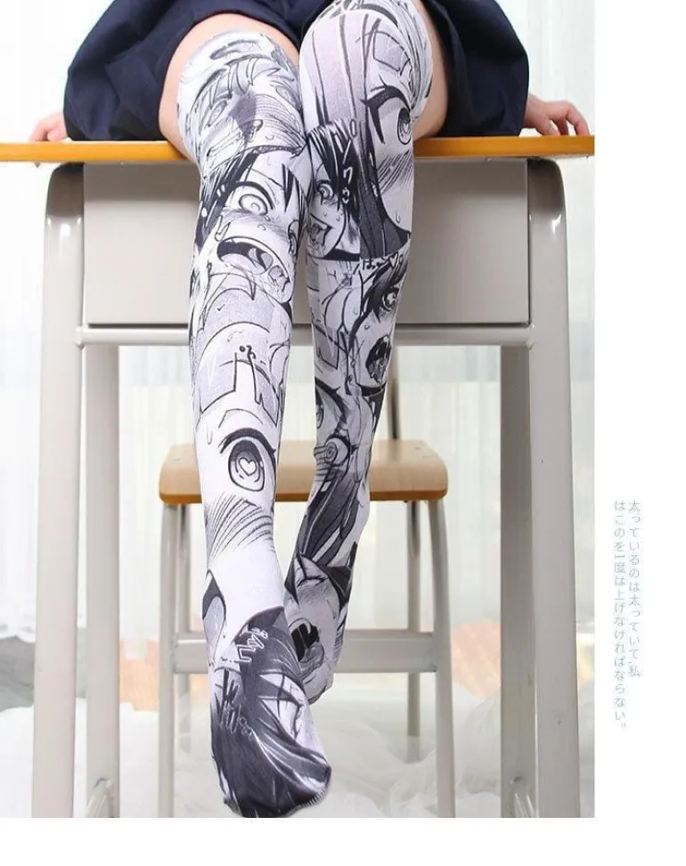 Manga Face Stockings