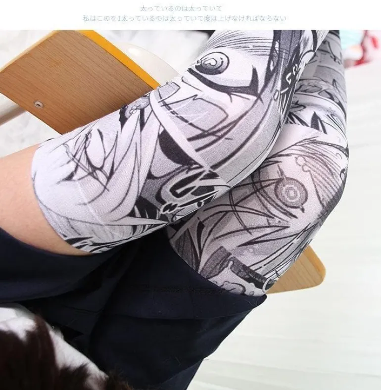 Manga Face Stockings