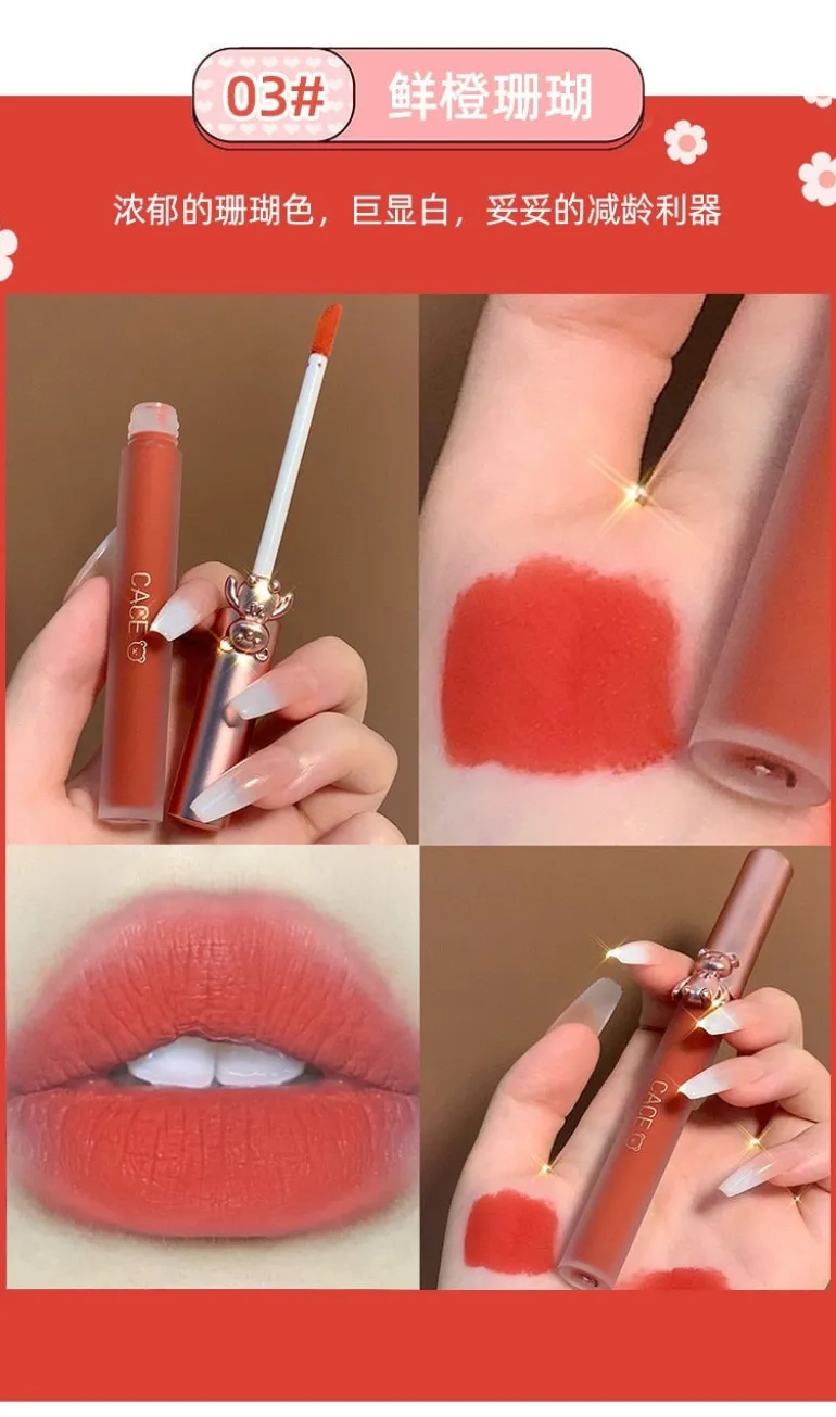 Matte Velvet Bear Liquid Lipstick