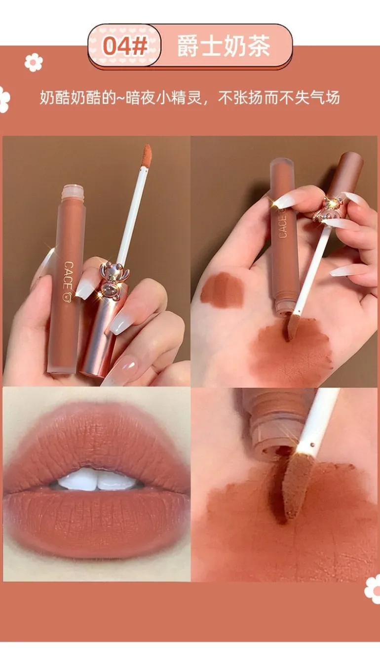 Matte Velvet Bear Liquid Lipstick