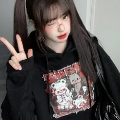 Menhera Bear Hoodie