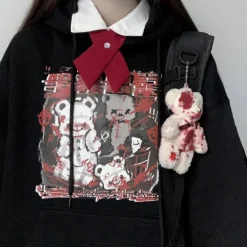 Menhera Bear Hoodie