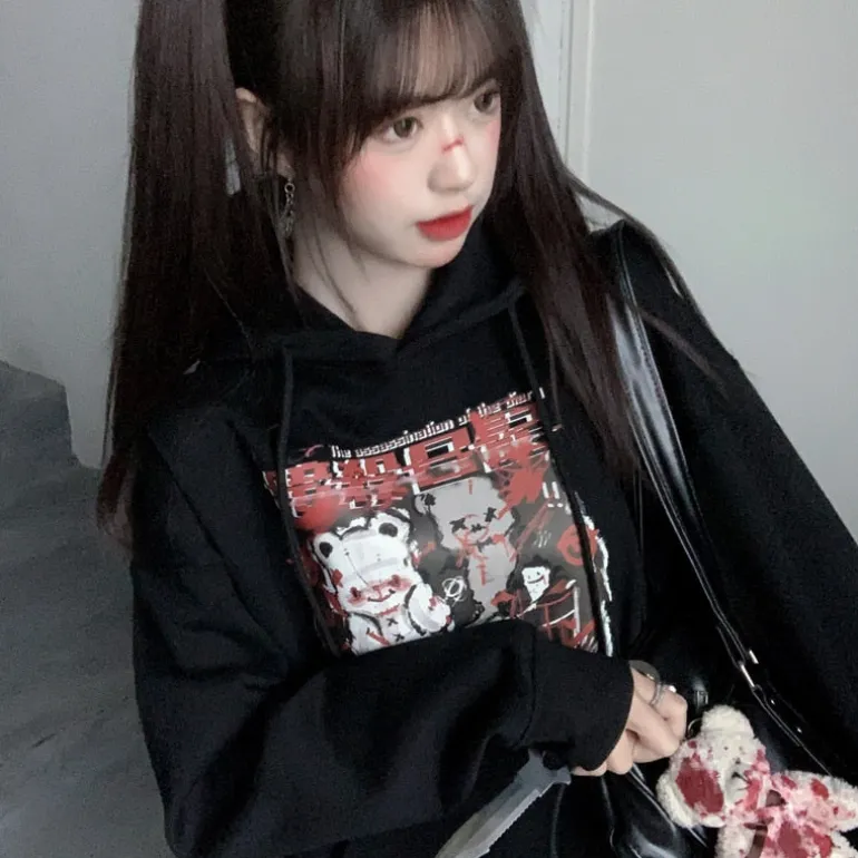 Menhera Bear Hoodie