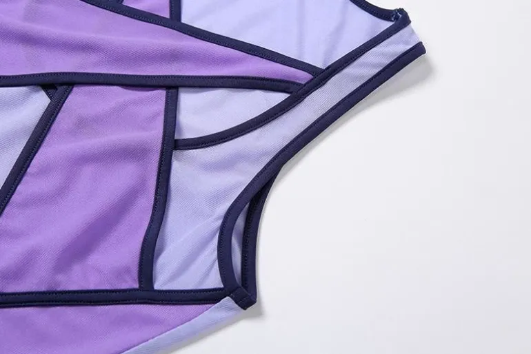 Mesh Criss Cross Monokini