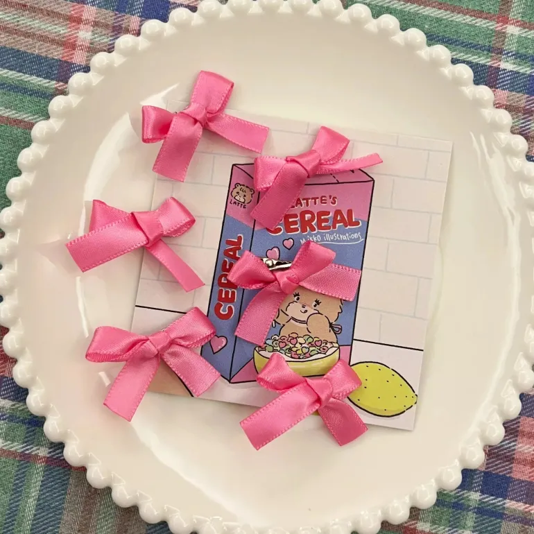 Micro Bow Hair Clips