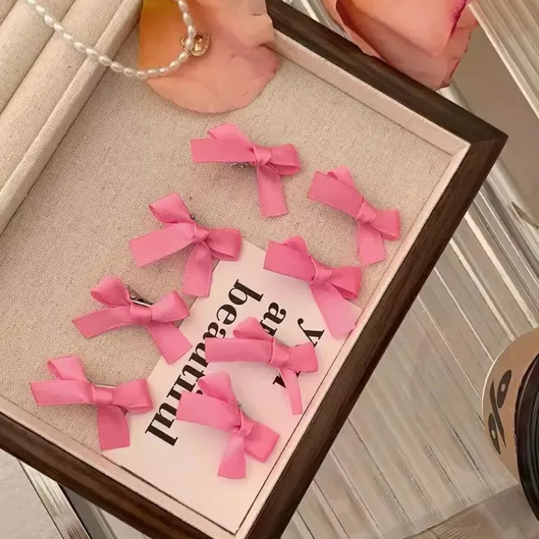 Micro Bow Hair Clips
