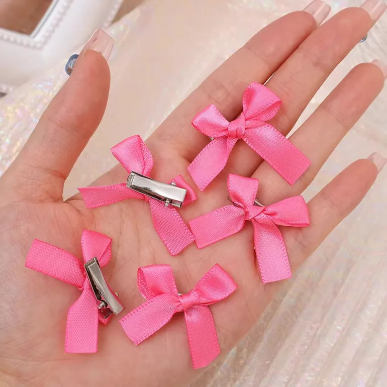 Micro Bow Hair Clips