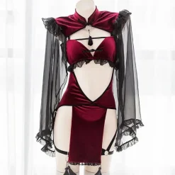 Midnight Witch Cosplay Lingerie Set