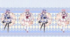 Milky Anime Print Skirt