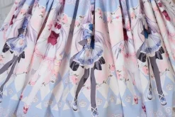 Milky Anime Print Skirt