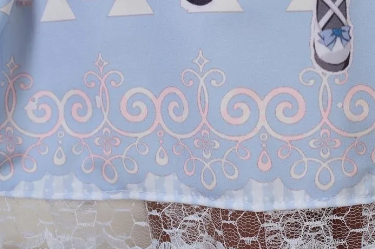 Milky Anime Print Skirt