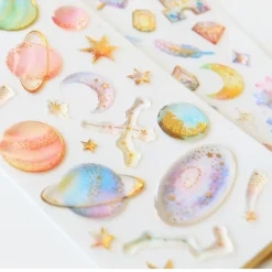 Milky Galaxy Stickers
