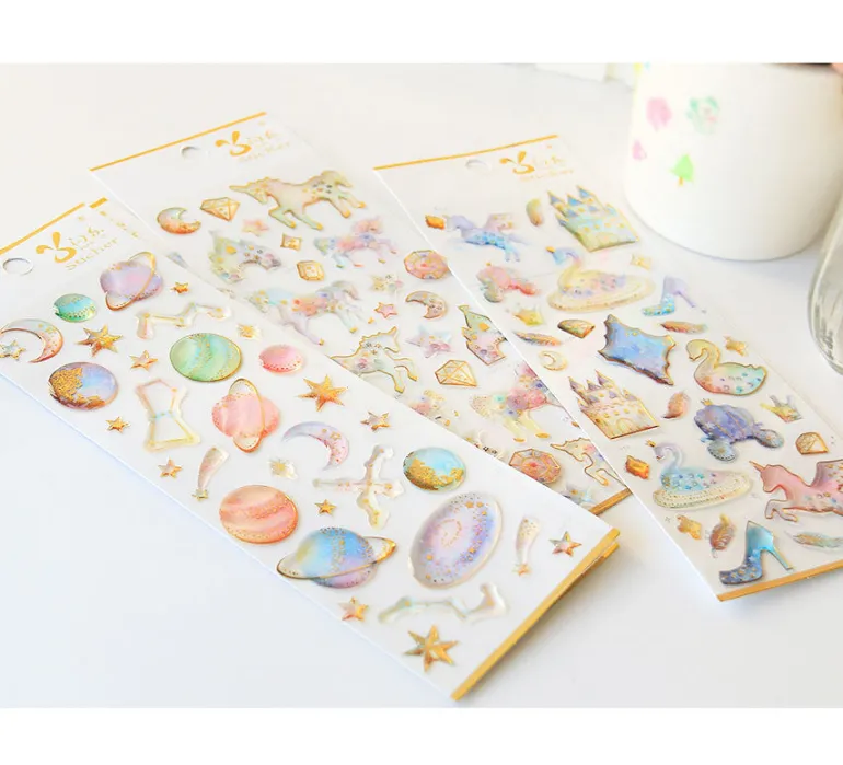 Milky Galaxy Stickers
