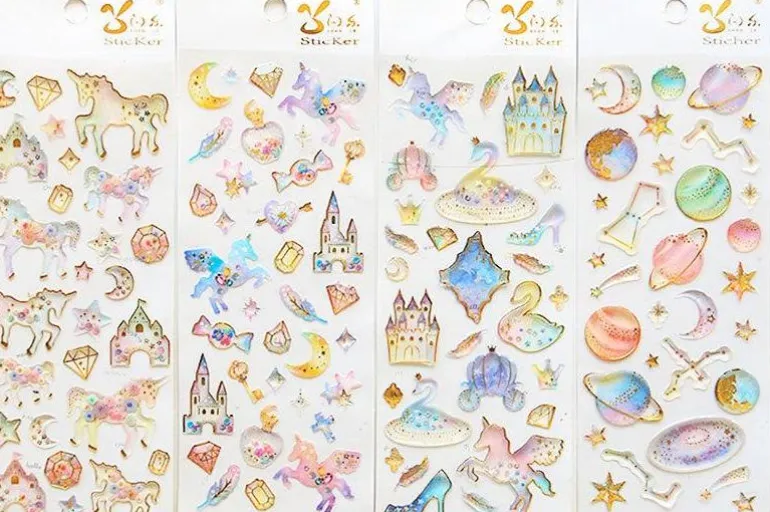 Milky Galaxy Stickers