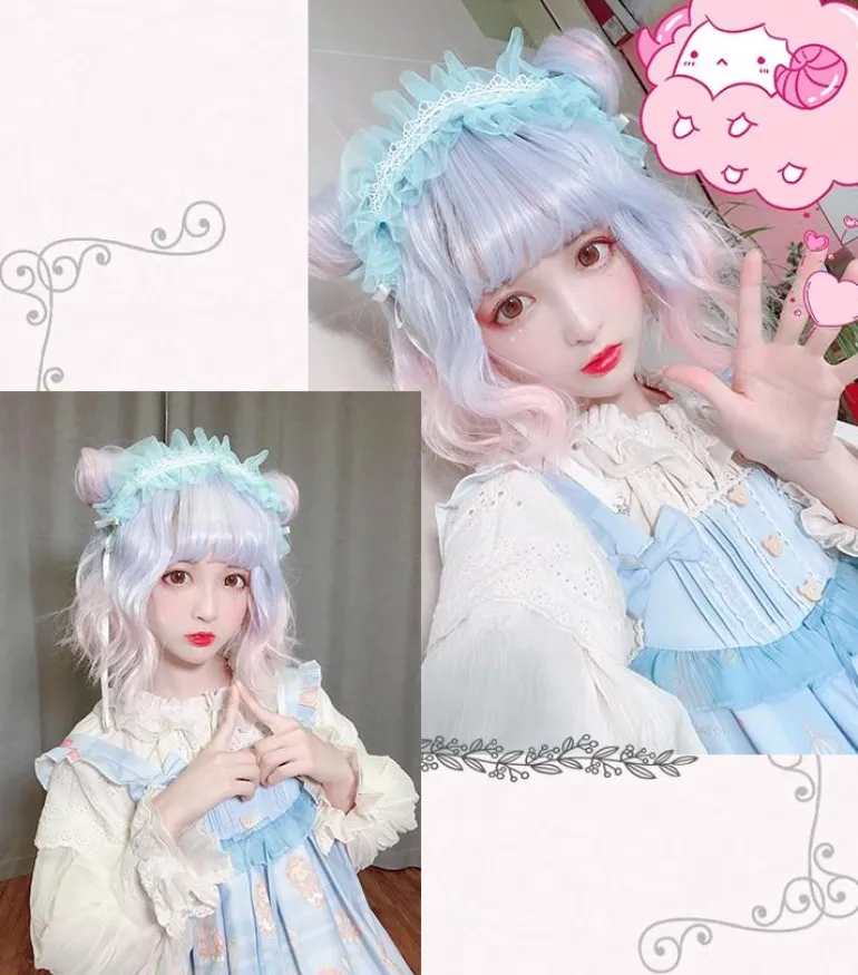Milky Ombre Bob Wig