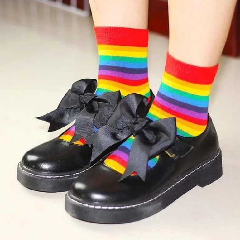 Milky Rainbow Socks