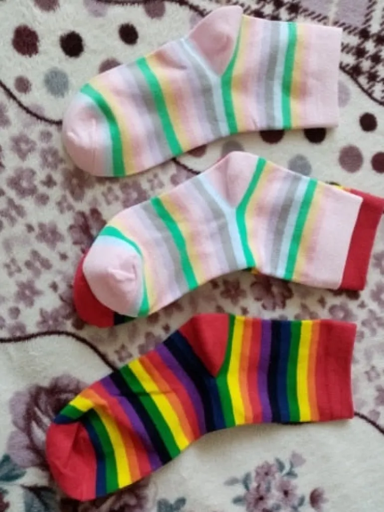Milky Rainbow Socks