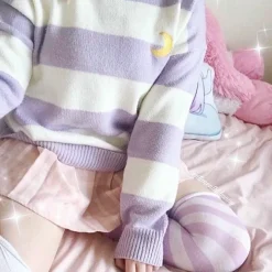 Moon Child Pastel Knit Sweater