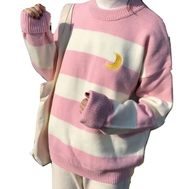 Moon Child Pastel Knit Sweater