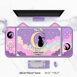 Moon Magic Neko Gaming Mousepad