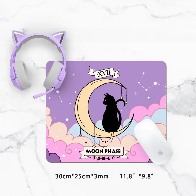 Moon Magic Neko Gaming Mousepad