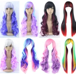 Multi-Color Long Wigs
