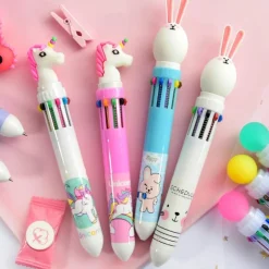 Multicolored Kawaii Pens