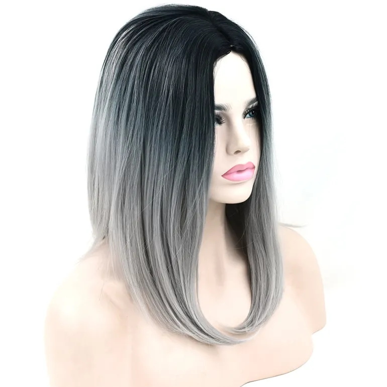 Ombre Medium Length Wigs