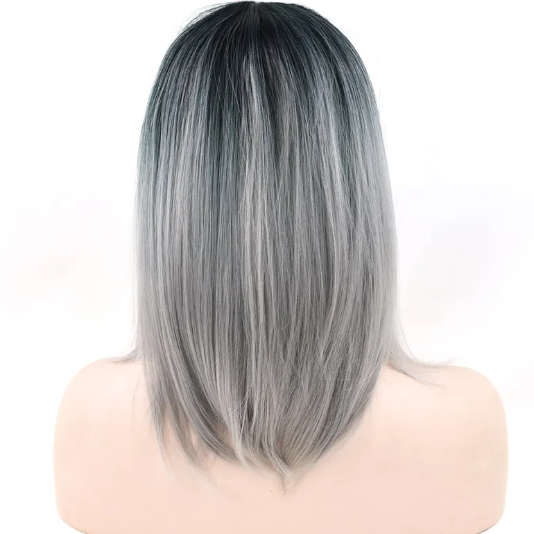 Ombre Medium Length Wigs