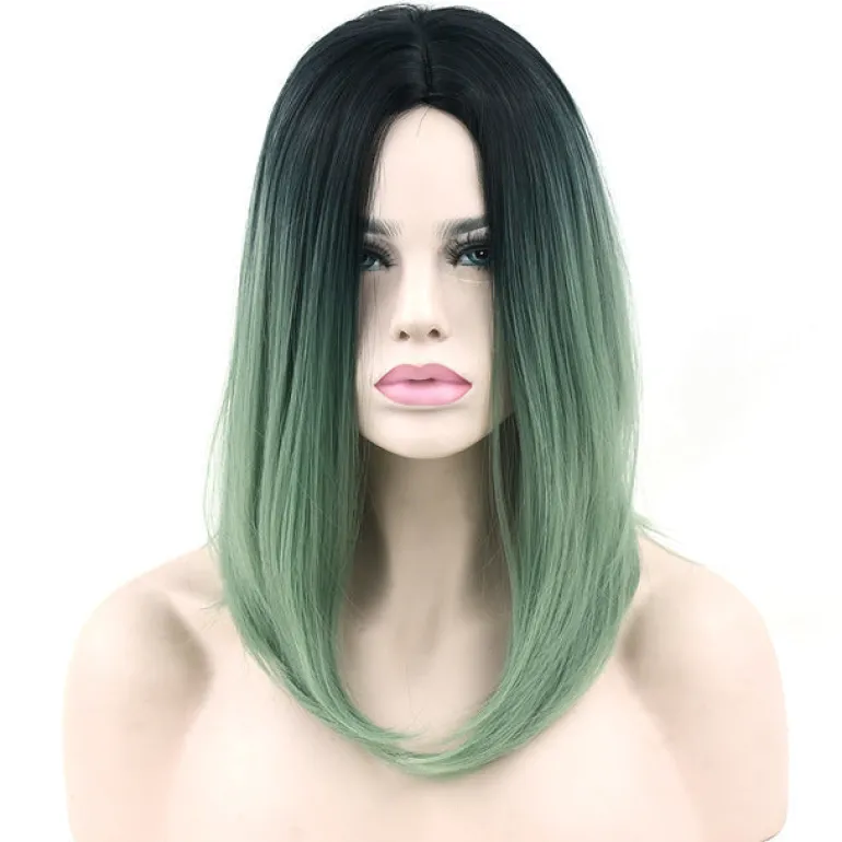 Ombre Medium Length Wigs