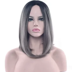 Ombre Medium Length Wigs