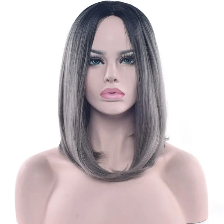 Ombre Medium Length Wigs