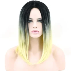 Ombre Medium Length Wigs