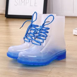 Ombre Transparent Rain Boots