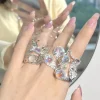 Opal Alien Rings
