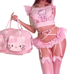 Oversized Kitten Duffle Bag