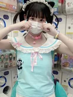 Panda Medic Collared Blouse
