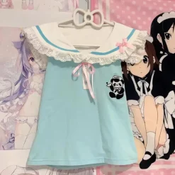 Panda Medic Collared Blouse