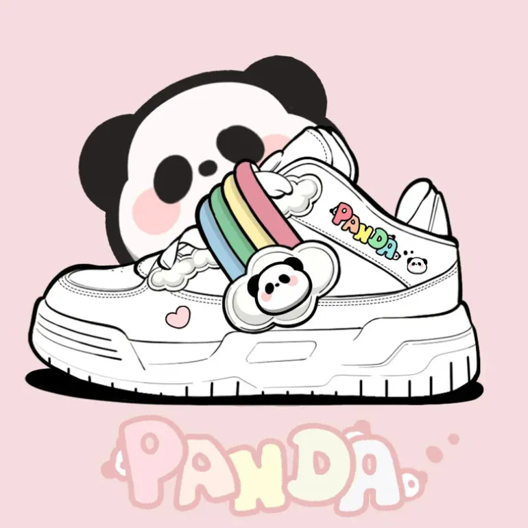 Panda Pride Sneakers