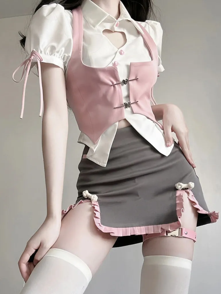 Pastel Academia Outfit Set