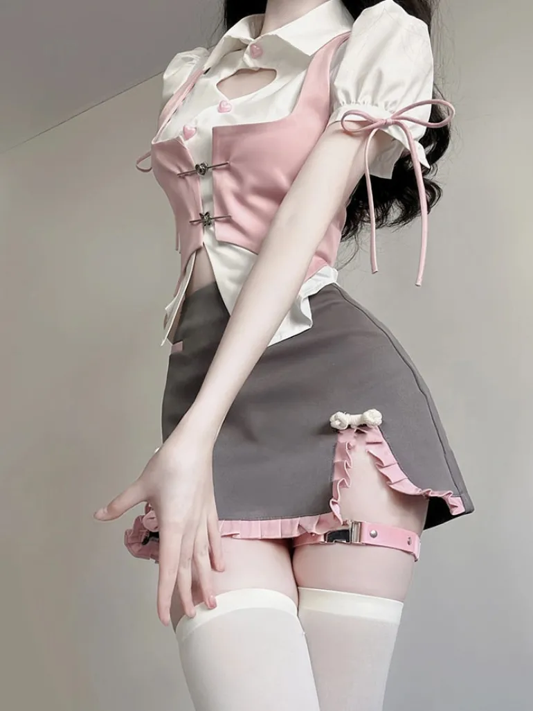 Pastel Academia Outfit Set