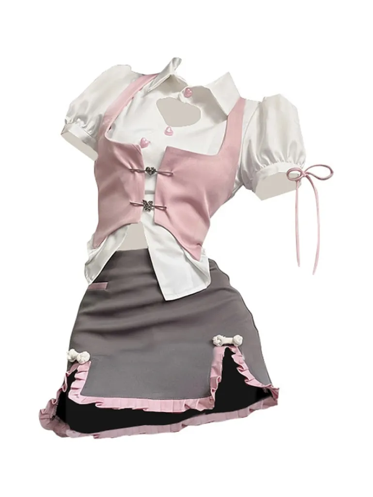 Pastel Academia Outfit Set