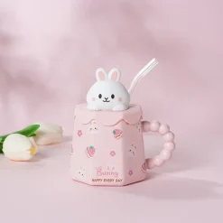 Pastel Animal Mug & Straw Set
