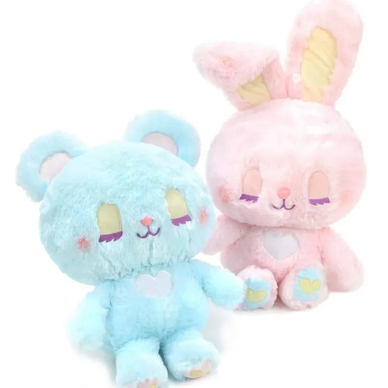 Pastel Bunny & Bear Plushies