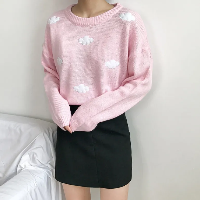 Pastel Clouds Crewneck